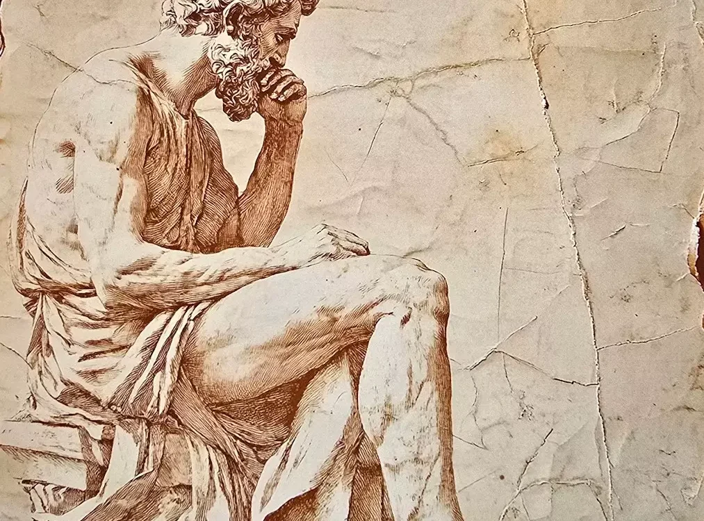 Ο Πραξιτέλης Σκεπτικός Στο Εργαστήριό Του