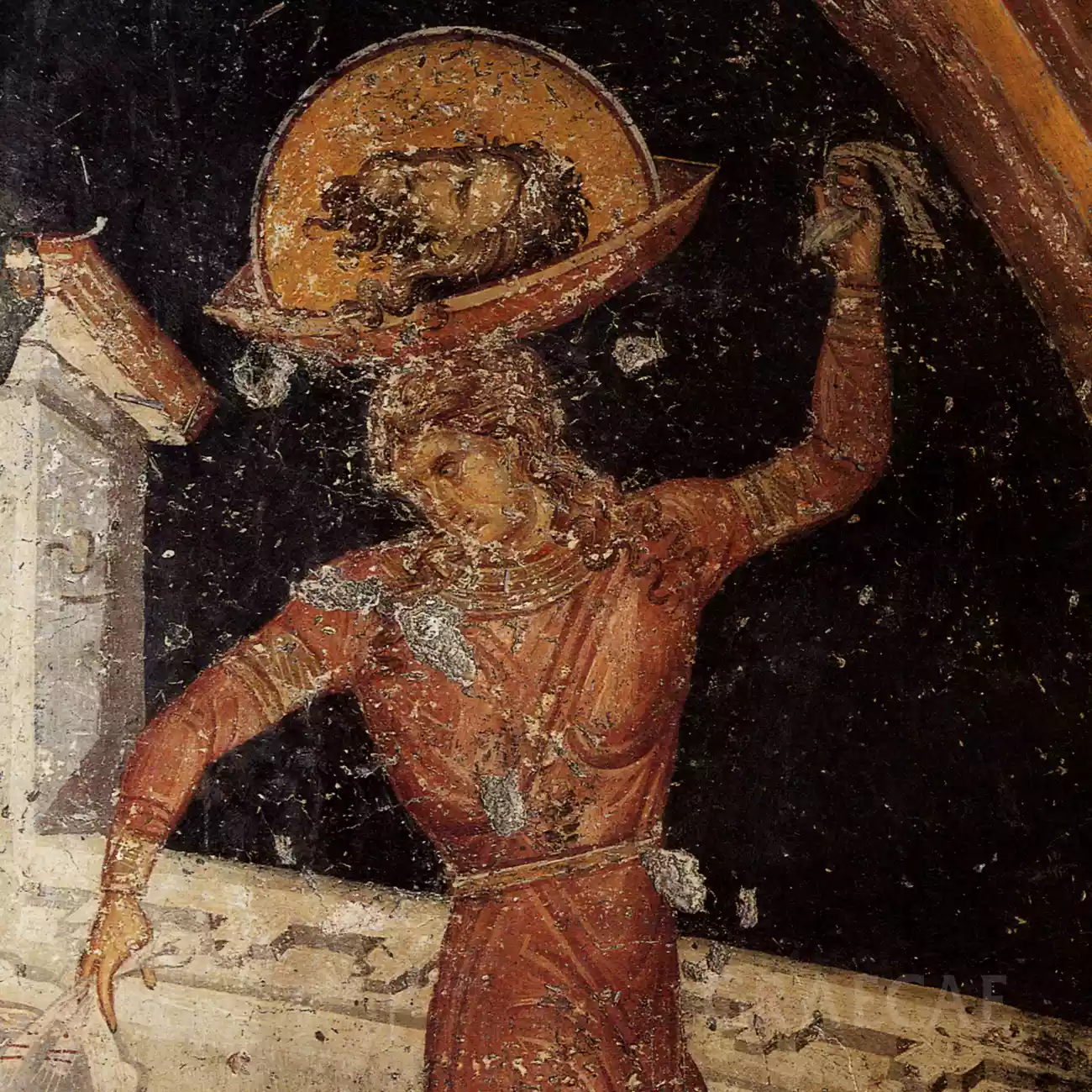 Η Σαλώμη Στη Σκηνή Του Χορού Της Από Το Συμπόσιο Του Ηρώδη, Βεργολυγερή Με Τα Μαντήλια Του Χορού Στα Χέρια Της.